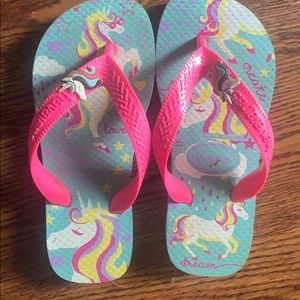 Kids unicorn Haviana flip flops